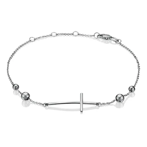 Браслет из белого золота р. 16 PLATINA jewelry