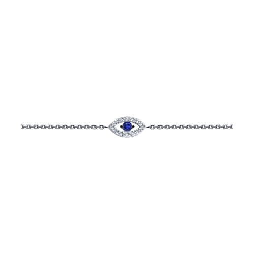 Браслет из белого золота р. 16 SOKOLOV Diamonds