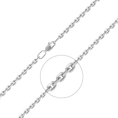 Браслет из белого золота р. 21,5 PLATINA jewelry