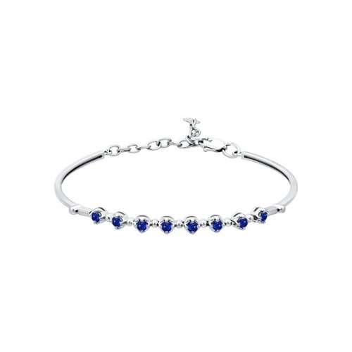 Браслет из белого золота с сапфиром р. 17 SOKOLOV Diamonds