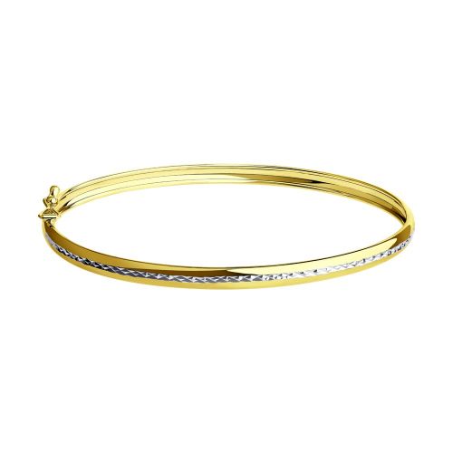 Браслет из желтого золота р. 16,5 Diamant