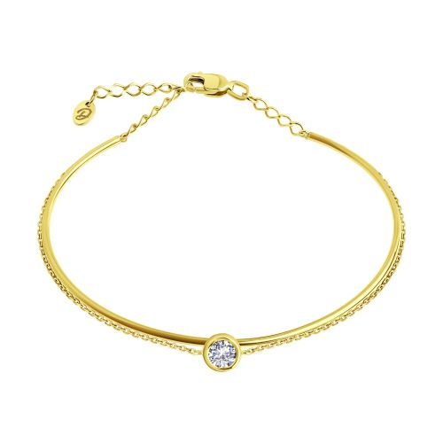 Браслет из желтого золота р. 17 Diamant