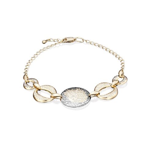 Браслет из желтого золота р. 20 PLATINA jewelry