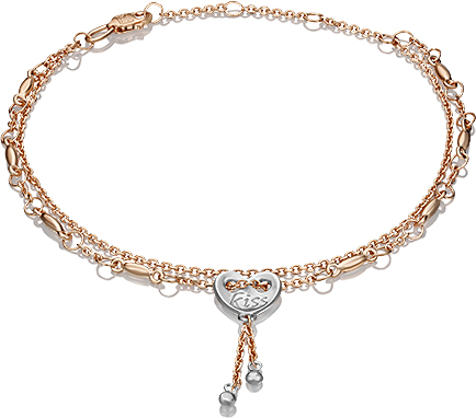 Браслет из желтого золота/белого золота р. 21 PLATINA jewelry