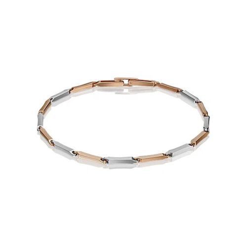 Браслет из комбинированного золота р. 18,5 PLATINA jewelry