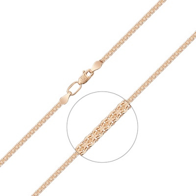 Браслет из красного золота р. 16 PLATINA jewelry