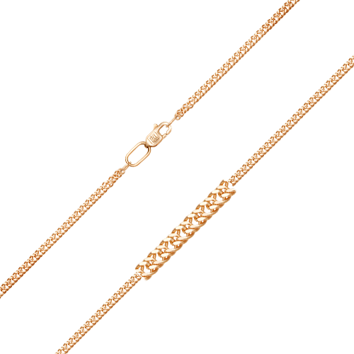 Браслет из красного золота р. 18 PLATINA jewelry