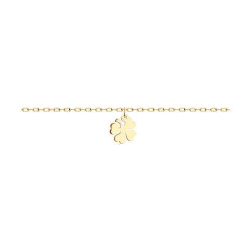 Браслет из красного золота р. 24 Diamant