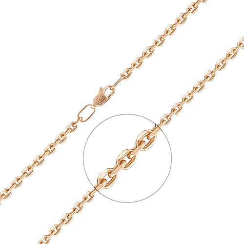Браслет из красного золота р. 24 PLATINA jewelry