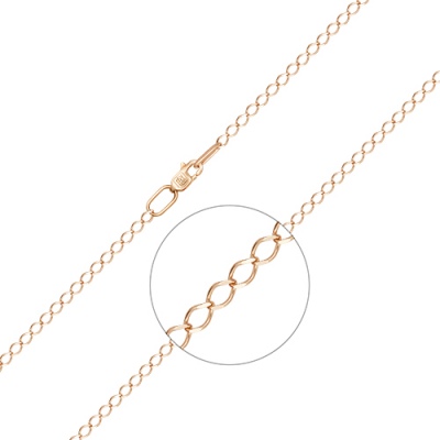 Браслет из красного золота р. 25 PLATINA jewelry