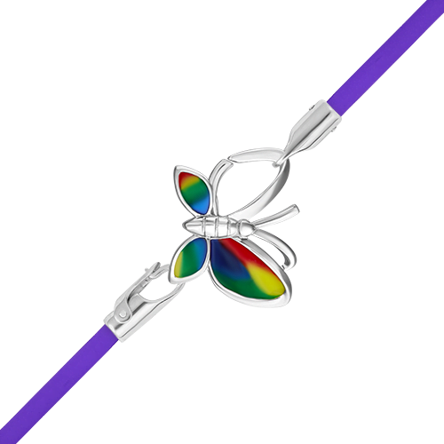 Браслет из серебра с эмалью р. 16 PLATINA jewelry 05-0773-05-000-02