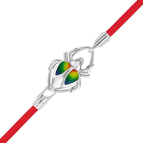 Браслет из серебра с эмалью р. 17 PLATINA jewelry 05-0778-06-000-02