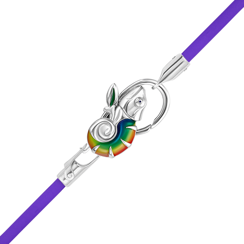 Браслет из серебра с эмалью р. 18 PLATINA jewelry 05-0774-05-000-02