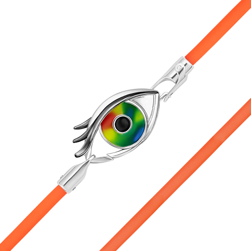 Браслет из серебра с эмалью р. 32 PLATINA jewelry 05-0783-04-000-02