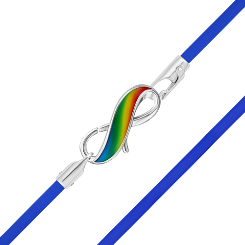 Браслет из серебра с эмалью р. 32 PLATINA jewelry 05-0786-01-000-02