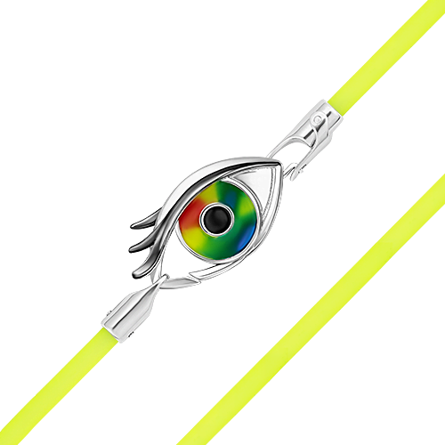 Браслет из серебра с эмалью р. 34 PLATINA jewelry 05-0783-02-000-02