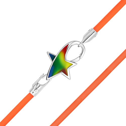Браслет из серебра с эмалью р. 34 PLATINA jewelry 05-0785-04-000-02