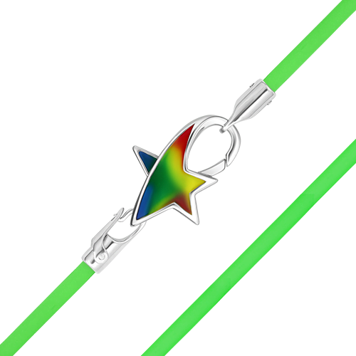 Браслет из серебра с эмалью р. 34 PLATINA jewelry 05-0785-08-000-02