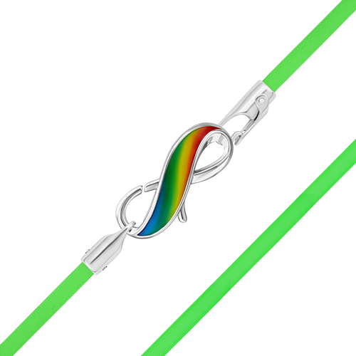 Браслет из серебра с эмалью р. 34 PLATINA jewelry 05-0786-08-000-02