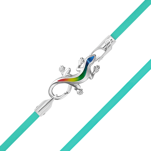 Браслет из серебра с эмалью р. 34 PLATINA jewelry 05-0789-07-000-02