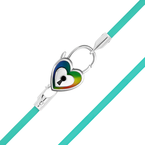 Браслет из серебра с эмалью р. 36 PLATINA jewelry 05-0788-07-000-02