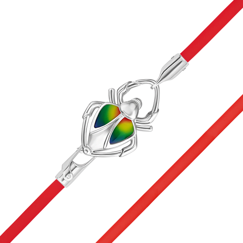 Браслет из серебра с эмалью р. 36 PLATINA jewelry 05-0790-06-000-02