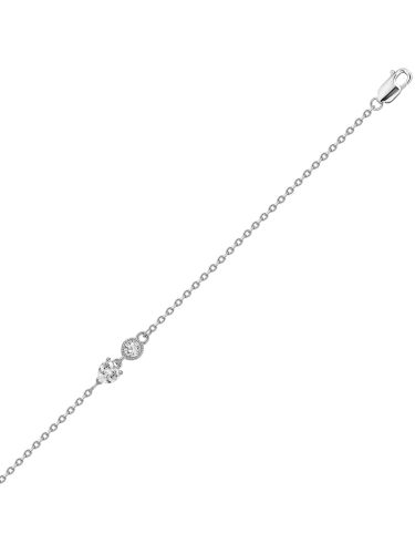 Браслет из серебра с фианитом р. 18 MIUZ Diamonds