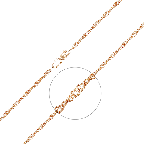 Браслет из золота р. 20.5 PLATINA jewelry
