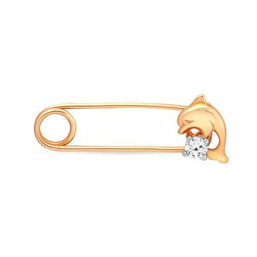 Брошь из красного золота 585Gold