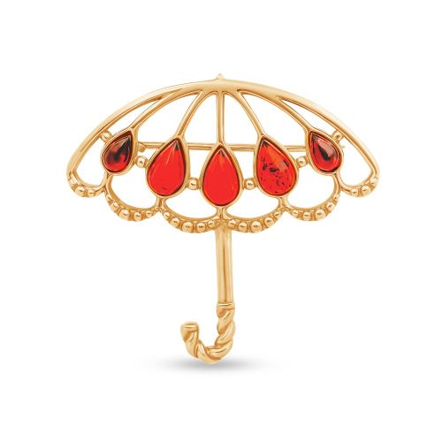 Брошь из серебра 585Gold