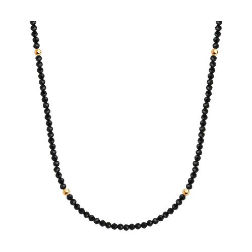 Бусы из серебра 36 см Diamant
