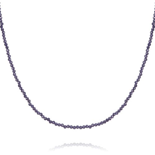 Бусы из серебра 45 см ADAMAS
