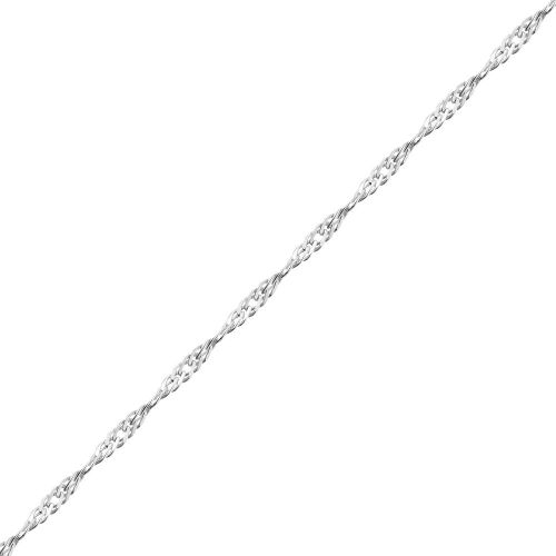 Цепочка из белого золота 40 см 585Gold