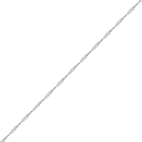 Цепочка из белого золота 45 см 585Gold