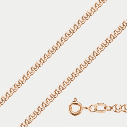 Цепочка из розового золота 45 см LINEA