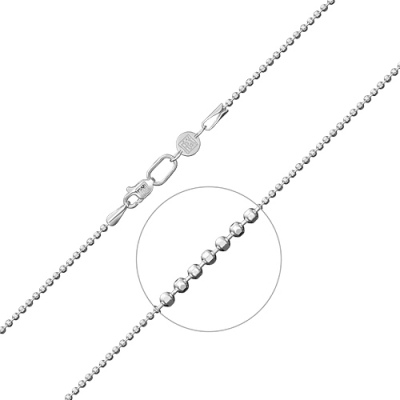 Цепочка из серебра 50 см PLATINA jewelry