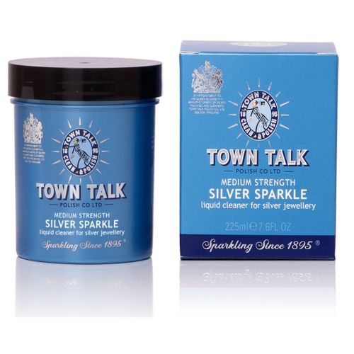 Жидкость для чистки серебряных изделий Town Talk Polish Silver Sparkle, 225 мл
