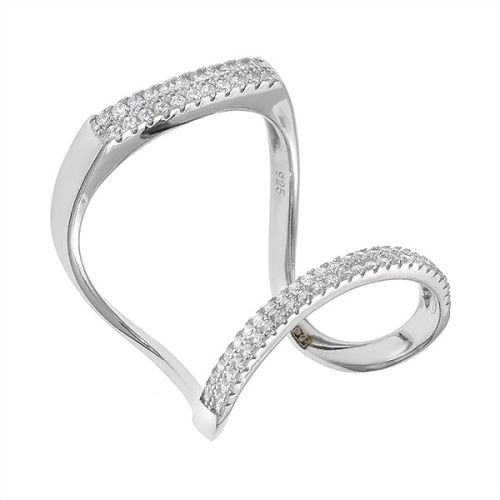 Кольцо фаланговое из серебра р. 17,5 Balex Jewellery