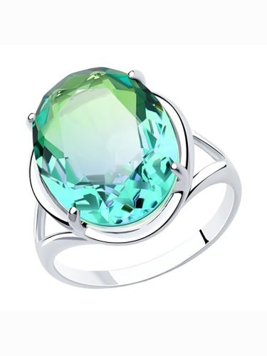 Кольцо женское из серебра с ситаллом 585Gold