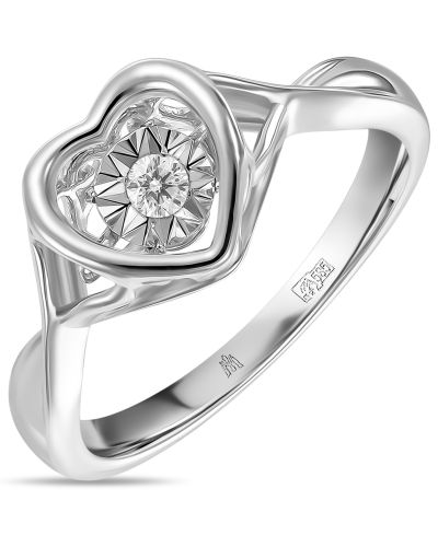 Кольцо из белого золота р. 17,5 MIUZ Diamonds