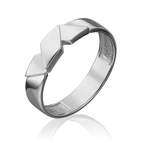 Кольцо из белого золота р. 20,5 PLATINA jewelry