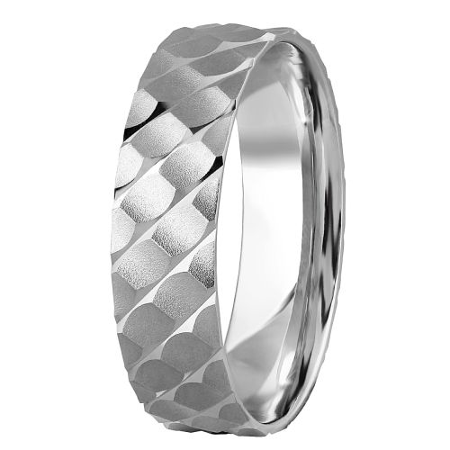 Кольцо из белого золота р.17 Azade