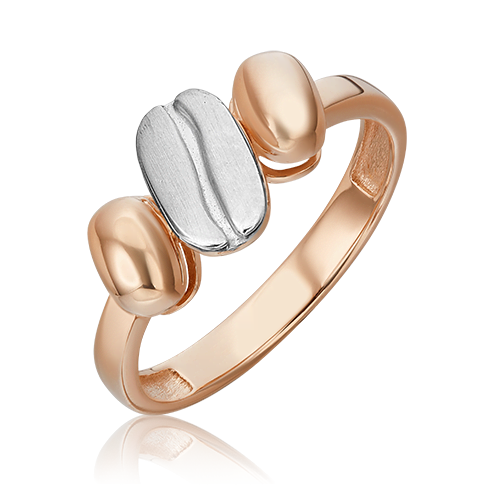 Кольцо из белого/красного золота р.16.5 PLATINA jewelry 01-5562-00-000-1111