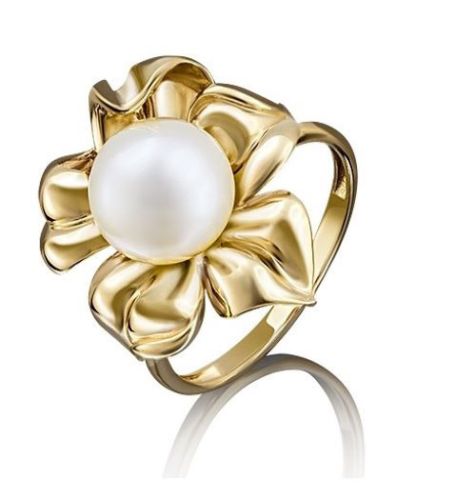 Кольцо из желтого золота PLATINA jewelry