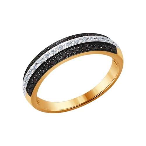 Кольцо из желтого золота р. 17 SOKOLOV Diamonds