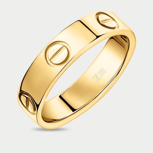 Кольцо из желтого золота р. 18,5 Талант