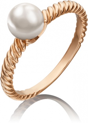 Кольцо из красного золота PLATINA jewelry