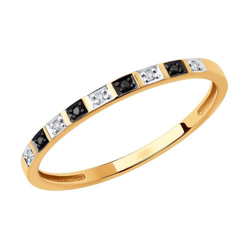 Кольцо из красного золота р. 15 SOKOLOV Diamonds