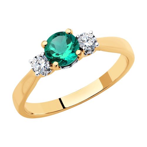 Кольцо из красного золота р. 16 SOKOLOV Diamonds