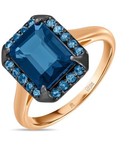 Кольцо из красного золота р. 17 MIUZ Diamonds